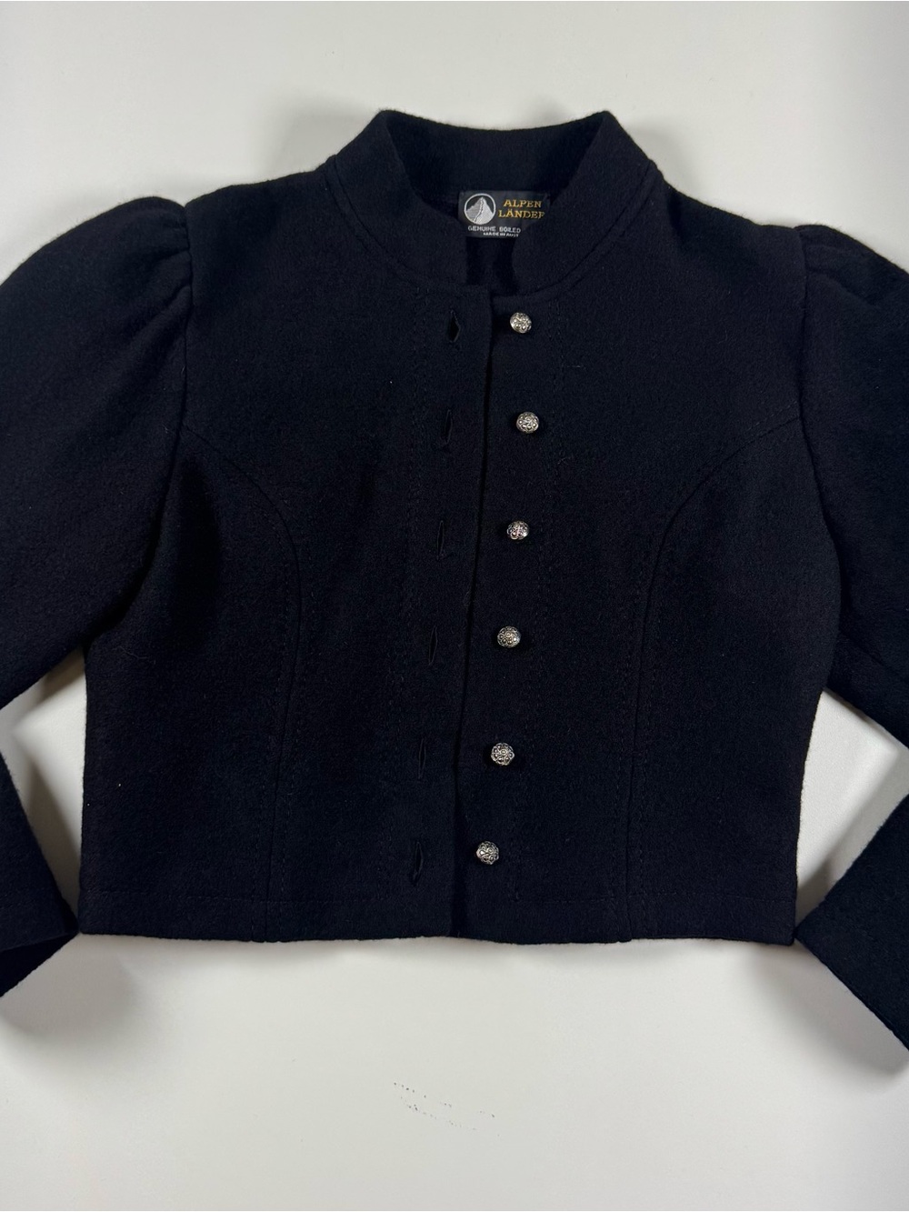 Alpen Lander Genuine Boiled Wool Jacket - Black